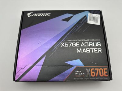 TOP Материнская Плата Gigabyte X670E Aorus MASTER WiFi 6.0 | PCI-e 5.0