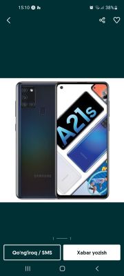 A 21 s telefoni holati yangi