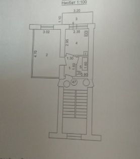 Продаю 1× ком квартира на 4 этаже 4 этажного дома. Дубовый