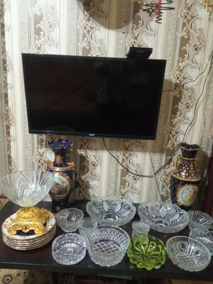 хрусталь вазы тарелки
