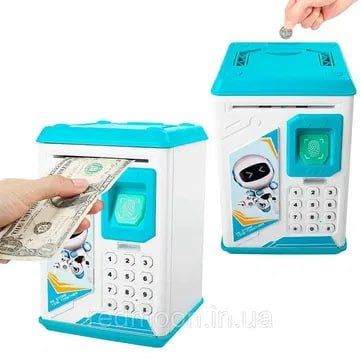 Сейф детский копилка для мальчиков и девочек "MONEY SAFE"