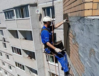 Услуга промышленного альпинизма алпиниз хизматлари