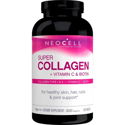 Коллаген+ C+ биотин+ протеин 360таб. Super Collagen оригинал USA