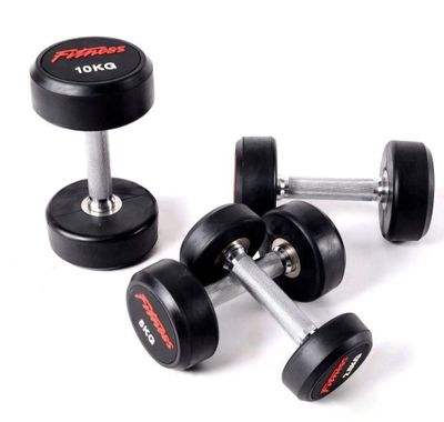 Гантел резиновый Lifefitness 2.5кг до 35кг