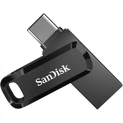 Флешка SanDisk USB Type-C 128GB — чёрная