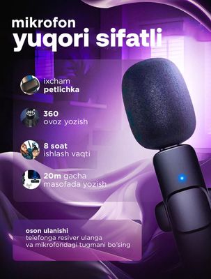 Беспроводной микрофон K11 для смартфонов Android