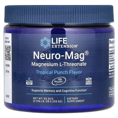 L-треонат магния Life Extension, Neuro-Mag Magnesium