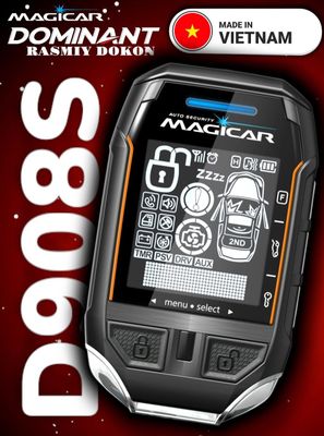 Avtomobil signalizatsiya D908S Dominator Magicar Masofadan Boshqarish