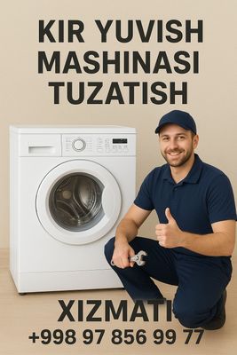 Kir yuvish mashinasi tuzatish xizmatlari, ремонт стиральных машин