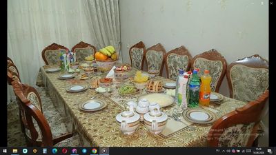Стол стул для гостиной 12 кишилик холати аъло даражада