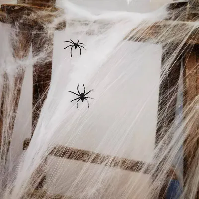 Искусственная паутина с паучками Halloween