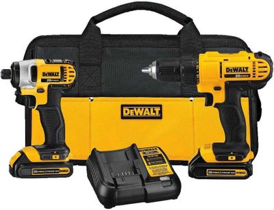 Набор инструментов DEWALT Brush 20V MAX (дрель+шуруповёрт). Новый!