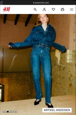 Джинсы 36 размера бренда H&M, 260 тыс сум