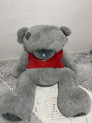 Тедди мишка (ayiq) энг коттадан бита кичик размери где то 1.50