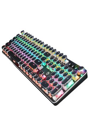 Игровая механическая клавиатура, с RGB подсветкой, 104 клавиши