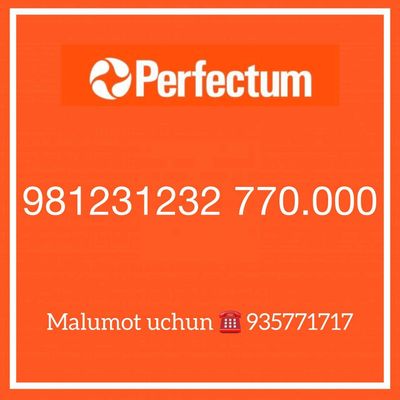 Perfectum Yunusobod eng sara nomer sotiladi