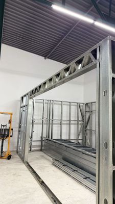 Ферма, балки, перекрытия из оцинкованной стали . Из ЛСТК .
