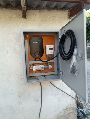 Установка зарядное станция для Электромобилей.