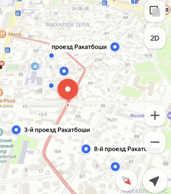 Ракатбоши 15сот земля фасад 42метр