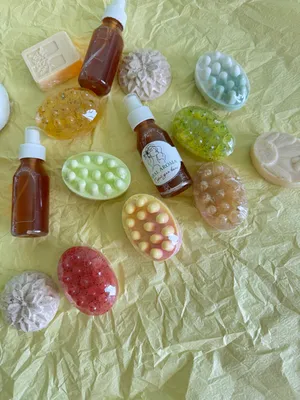 Натуральный Совунлар массажный состав да люфа бор