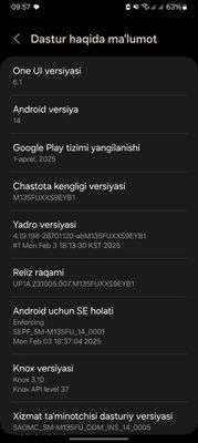Samsung M 13 kafolati bilan
