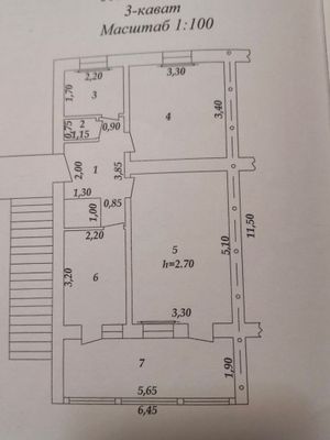 Keles Massifda 2-honali kvartira sotiladi