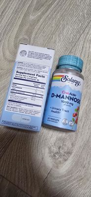 D-Mannose 1000 mg — натуральная поддержка для здоровья мочев