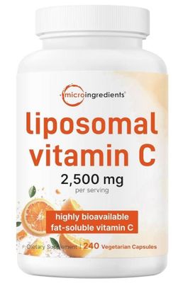 Liposmal vitamin c, 240 ta kapsula,2500 mg