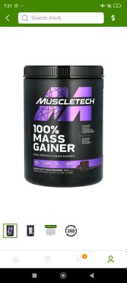 100% Mass Gainer Muscle Tech Гейнер