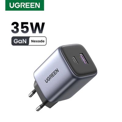 UGREEN CD350 Nexode Mini 35W GaN Type-C+USB-A For iPad/iPhone 15 16