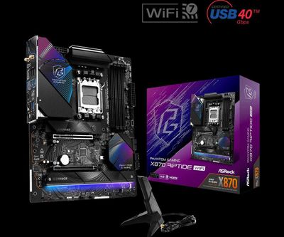 Новая Материнская плата AsRock X870 Riptide WIFI. Сокет AMD AM5.