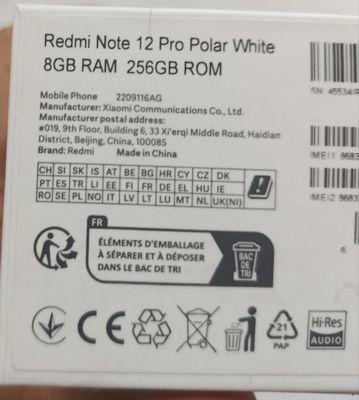 B/u sotaman redmi 12 note pro