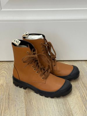 Loewe - Кожаные военные ботинки