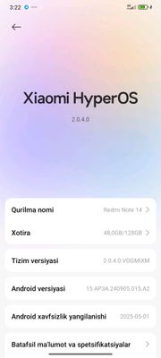 Xiaomi not 14