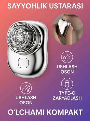 Mini shaver - soqol olish uchun maxsus