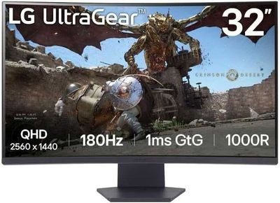 [НОВЫЙ] Монитор LG 32GS60QC 2K 180Hz VA CURVED