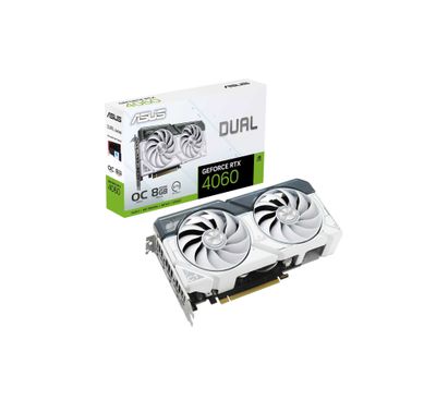 ! Видеокарта VGA ASUS DUAL-RTX4060-O8G-WHITE цена с НДС