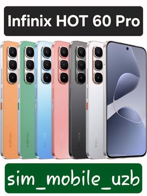 Infinix HOT 60 Pro 2025 New Super Skidka+Garantiya+Dastavka