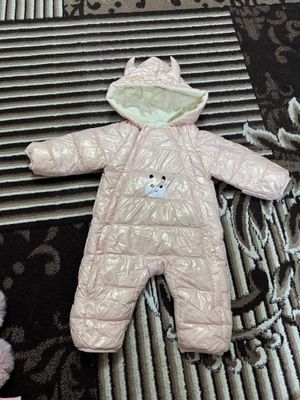 Теплый комбинезон для девочки