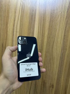 iphone 13 midnight 256gb 75 %