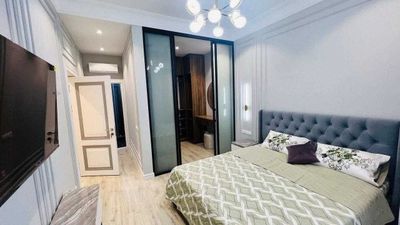 Трехкомнатная 3-й этаж в Gardens Tashkent City 110м2 упакованная!`