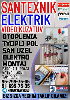 Santexnik Elektrik xizmati