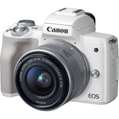Canon EOS M50 Wi-Fi Kamera & EF-M 15-45mm IS STM Obeyktiv (Oq)