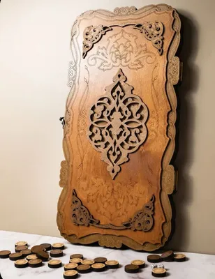 Скидка!Большие деревянные резные нарды, необычный подарок