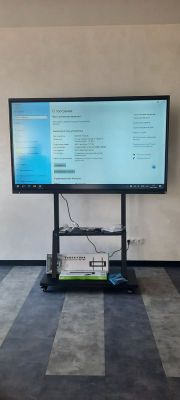 Интерактивная сенсорная панель 85" с OPS и стойки