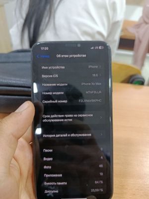 Iphone xs max holati ideal