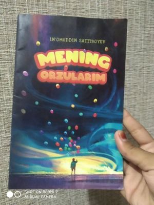 Mening orzularim qiziqarli va Juda chiroyli kitob