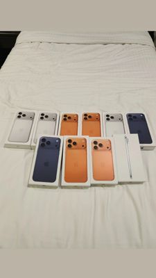 apple 17 pro max 256/512 har xil ranglari bor