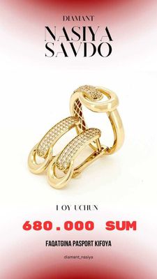 Tilla taqinchoq toplami "Radiant Elegance"