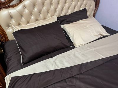 Двуспальный комплект, 6 предметов, Deluxe satin, 100% хлопок